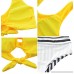 JIANLANPTT Women Brazilian 2PCS Bikini Set Swimsuit Swimwear Yellow B078N4WKPF